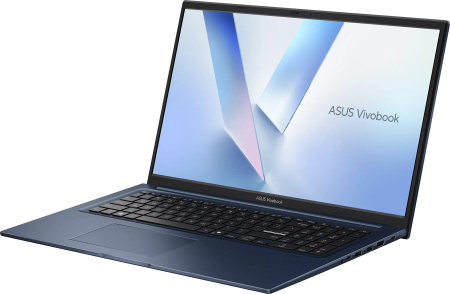 Laptop ASUS VivoBook 17, 17.3" Full HD, Intel® Core™ 7 350 pana la 4.8 GHz, 16 GB RAM DDR5, 512 GB SSD, Intel® Graphics, Free Dos, Quiet Blue [2]
