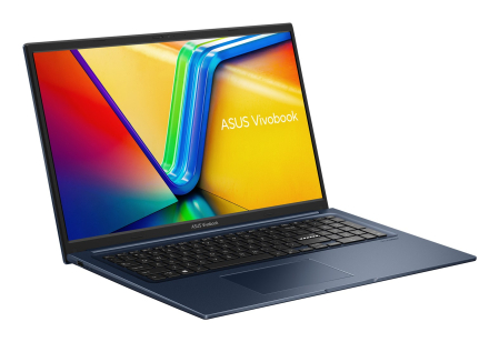 Laptop ASUS VivoBook 17, 17.3" Full HD, Intel® Core™ i5 120U pana la 5 GHz, 16 GB RAM DDR5, 512 GB SSD, Intel® Graphics, Free Dos, Quiet Blue [1]