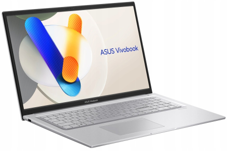 Laptop ASUS VivoBook 17, 17.3" Full HD, Intel® Core™ i5 120U pana la 5 GHz, 16 GB RAM DDR5, 512 GB SSD, Intel Iris Xᵉ Graphics, Free Dos, Cool Silver [1]