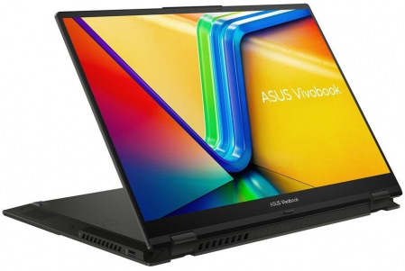 Laptopuri - Laptop ASUS Vivobook S 16 Flip, 16" WUXGA Touchscreen, Intel® Core™ i5 1335U pana la 4.6 GHz, 16 GB RAM DDR4, 512 GB SSD, Intel® UHD Graphics, Harman Kardon, Windows 11 Home, Midnight Black