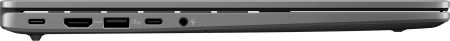 Laptop ASUS VivoBook S14, 14" WUXGA, AMD Ryzen™ 5 220 pana la 4.9 GHz, 16 GB RAM DDR5, 512 GB SSD, AMD Radeon, Free Dos, Matte Grey [4]