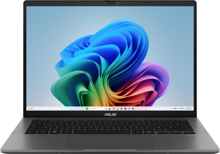 Alte produse - Laptop ASUS VivoBook S14, 14" WUXGA, AMD Ryzen™ 5 220 pana la 4.9 GHz, 16 GB RAM DDR5, 512 GB SSD, AMD Radeon, Free Dos, Matte Grey