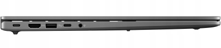 Laptop ASUS VivoBook S16, 16" WUXGA, Intel® Core™ 7 240H pana la 5.2 GHz, 16 GB RAM DDR5, 512 GB SSD, Intel® UHD Graphics, Windows 11 Home, Matte Gray [4]
