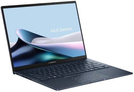 Laptop ASUS Zenbook 14, 14" 3K Touchscreen, Intel® Core™ Ultra 9 285H pana la 5.4 GHz, 32 GB RAM LPDDR5x, 1 TB SSD, Intel Arc Graphics, Windows 11 Pro, Ponder Blue [1]