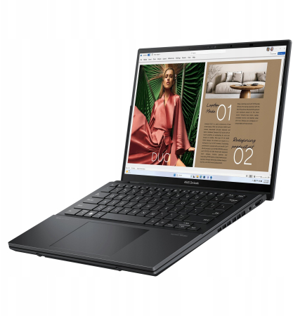Laptop ASUS Zenbook Duo, 14" Full HD Touchscreen, Intel® Core™ Ultra 7 255H pana la 5.1 GHz, 32 GB RAM LPDDR5x, 1 TB SSD, Intel Arc Graphics, Windows 11 Home, Inkwell Gray [3]