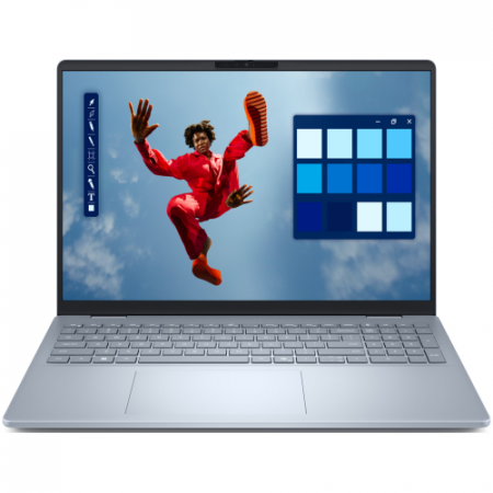 Laptopuri - Laptop DELL 16 Plus, 16" 2.5K Touchscreen, Intel® Core™ Ultra 7 256V pana la 4.8 GHz, 16 GB RAM LPDDR5x, 512 GB SSD, Intel Arc Graphics, Windows 11 Home, Ice Blue