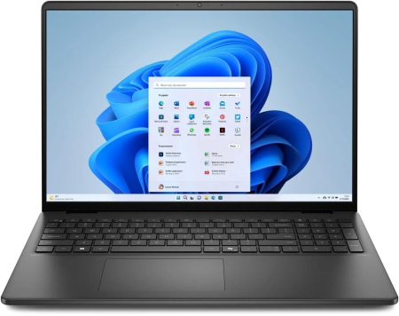Laptopuri - Laptop DELL, 16" WUXGA Touchscreen, Intel Core 7 150U pana la 5.4 GHz, 16 GB RAM DDR5 5200, 1 TB SSD, Intel® Graphics, Windows 11 Home, Black