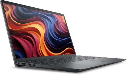 Laptop DELL DC15255, 15.6" Full HD, AMD Ryzen™ 5 7520U pana la 4.3 GHz, 8 GB RAM LPDDR5, 512 GB SSD, AMD Radeon 610M, Windows 11 Pro, Carbon Black [1]