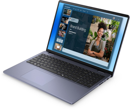 Laptop DELL DC16251, 16" Full HD+, Intel® Core™ 5 120U pana la 5 GHz, 16 GB RAM DDR5, 512 GB SSD, Intel® Graphics, Windows 11 Pro, Platinum [2]