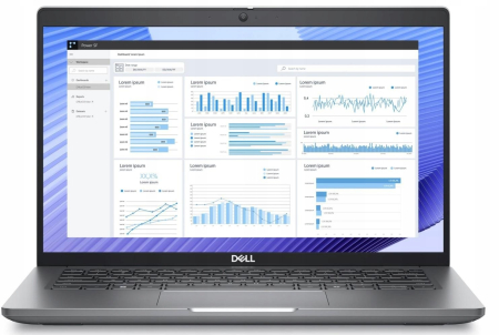 Laptopuri - Laptop DELL Precision 3490, 14" Full HD, Intel® Core™ Ultra 5 135H pana la 4.6 GHz, 16 GB RAM DDR5, 256 GB SSD, Intel Arc Graphics, Windows 11 Pro, Grey