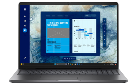 Laptopuri - Laptop DELL Pro 16, 16" Full HD+, Intel® Core™ 3 100U pana la 4.7 GHz, 8 GB RAM DDR5, 512 GB SSD, Intel Graphics, Windows 11 Pro, Black