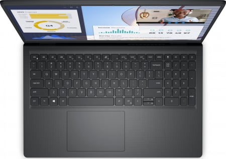 Laptop DELL Vostro 3530, 15.6" Full HD, Intel® Core™ i5 1334U pana la 4.6 GHz, 16 GB RAM DDR4 2666, 512 GB SSD, Intel Iris Xᵉ Graphics, Ubuntu Linux, Black [1]