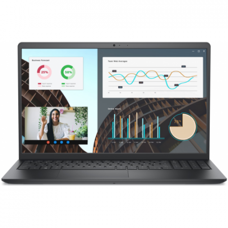 Promotii - Laptop Dell Vostro 3530, 15.6" Full HD, Intel® Core™ i7 1355U pana la 5 GHz, 16 GB RAM DDR4 2666, 512 GB SSD, Intel Iris Xᵉ Graphics, Windows 11 Pro, Carbon Black