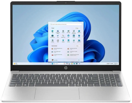 Alte produse - Laptop HP 15, 15.6" Full HD Touchscreen, Intel® Core™ i5 1334U pana la 4.6 GHz, 12 GB RAM DDR5 4800, 512 GB SSD, Intel Iris Xᵉ Graphics, Windows 11 Home, Silver