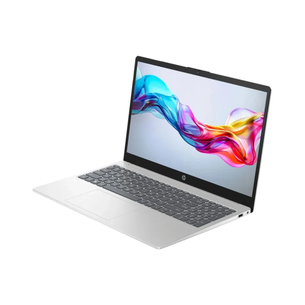 Laptop HP 15, 15.6" Full HD Touchscreen, Intel® Core™ i7 1255U pana la 4.7 GHz, 16 GB RAM DDR4 3200, 512 GB SSD, Intel Iris Xᵉ Graphics, Free Dos, Silver [2]