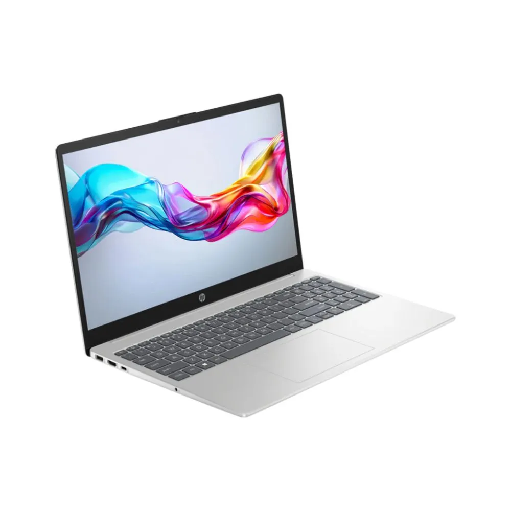 Laptop HP 15, 15.6" Full HD Touchscreen, Intel® Core™ i7 1255U pana la 4.7 GHz, 16 GB RAM DDR4 3200, 512 GB SSD, Intel Iris Xᵉ Graphics, Free Dos, Silver [1]