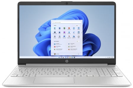 Promotii - Laptop HP 15s, 15.6" Full HD, AMD Ryzen™ 3 5300U pana la 3.8 GHz, 16 GB RAM DDR4 3200, 1 TB SSD, AMD Radeon Graphics, Windows 11 Home, Natural Silver
