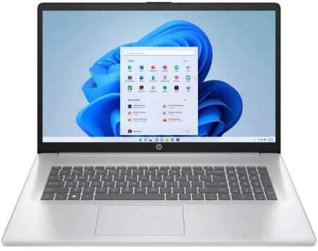 Laptopuri - Laptop HP 17, 17.3" Full HD, AMD Ryzen™ 5 7430U pana la 4.3 GHz, 16 GB RAM DDR4, 512 GB SSD, AMD Radeon Vega, Windows 11 Home, Natural Silver