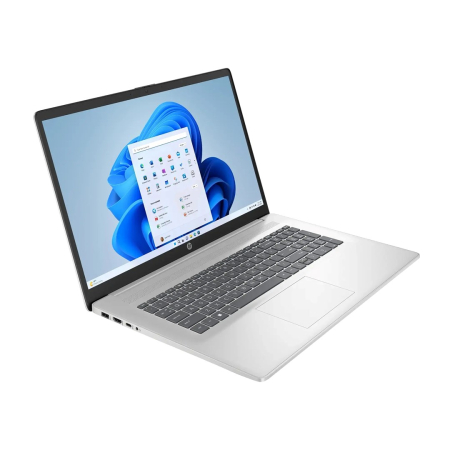 Laptop HP 17, 17.3" Full HD, AMD Ryzen™ 5 7430U pana la 4.3 GHz, 16 GB RAM DDR4, 512 GB SSD, AMD Radeon Vega, Windows 11 Home, Natural Silver [1]