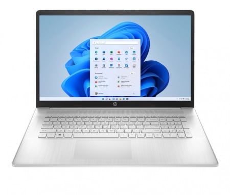 Laptopuri - Laptop HP 17, 17.3" Full HD, AMD Ryzen™ 5 7520U pana la 4.3 GHz, 8 GB RAM LPDDR5 5500, 512 GB SSD, AMD Radeon Graphics, Windows 11 Home, Natural Silver