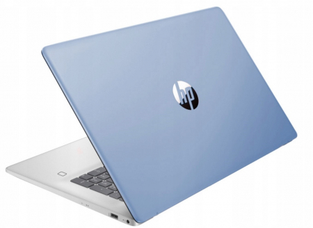 Laptop HP 17, 17.3" Full HD, Intel® Celeron® N4120 pana la 2.6 GHz, 8 GB RAM DDR4 3200, 256 GB SSD, Intel® UHD Graphics 600, Windows 11 Home, Midnight Blue [1]