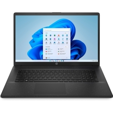 Promotii - Laptop HP 17, 17.3" Full HD, Intel® Core™ i7 1355U pana la 5 GHz, 16 GB RAM DDR4, 512 GB SSD, Intel Iris Xᵉ Graphics, Free Dos, Jet Black