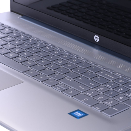 Laptop HP 17, 17.3" HD+ Touchscreen, Intel® N200 pana la 3.7 GHz, 8 GB RAM DDR4 3200, 256 GB SSD, Intel® UHD Graphics, Free Dos, Silver [3]