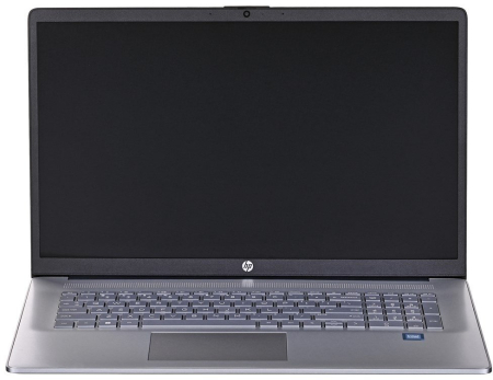 Laptopuri - Laptop HP 17, 17.3" HD+ Touchscreen, Intel® N200 pana la 3.7 GHz, 8 GB RAM DDR4 3200, 256 GB SSD, Intel® UHD Graphics, Free Dos, Silver