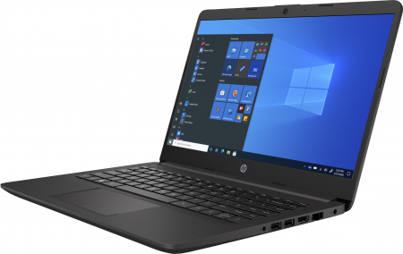 Laptop HP 240 G8, 14", Intel® Core™ i3 1005G1  pana la 3.4 GHz  , 4 GB DDR4, 256 GB SSD, Windows 10 Home, Dark Ash Silver [1]