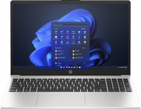 Promotii - Laptop HP 250 G10, 15.6" Full HD, Intel® Core™ i5 1334U pana la 4.6 GHz, 16 GB RAM DDR4 3200, 512 GB SSD, Intel Iris Xᵉ Graphics, Windows 11 Pro, Turbo Silver