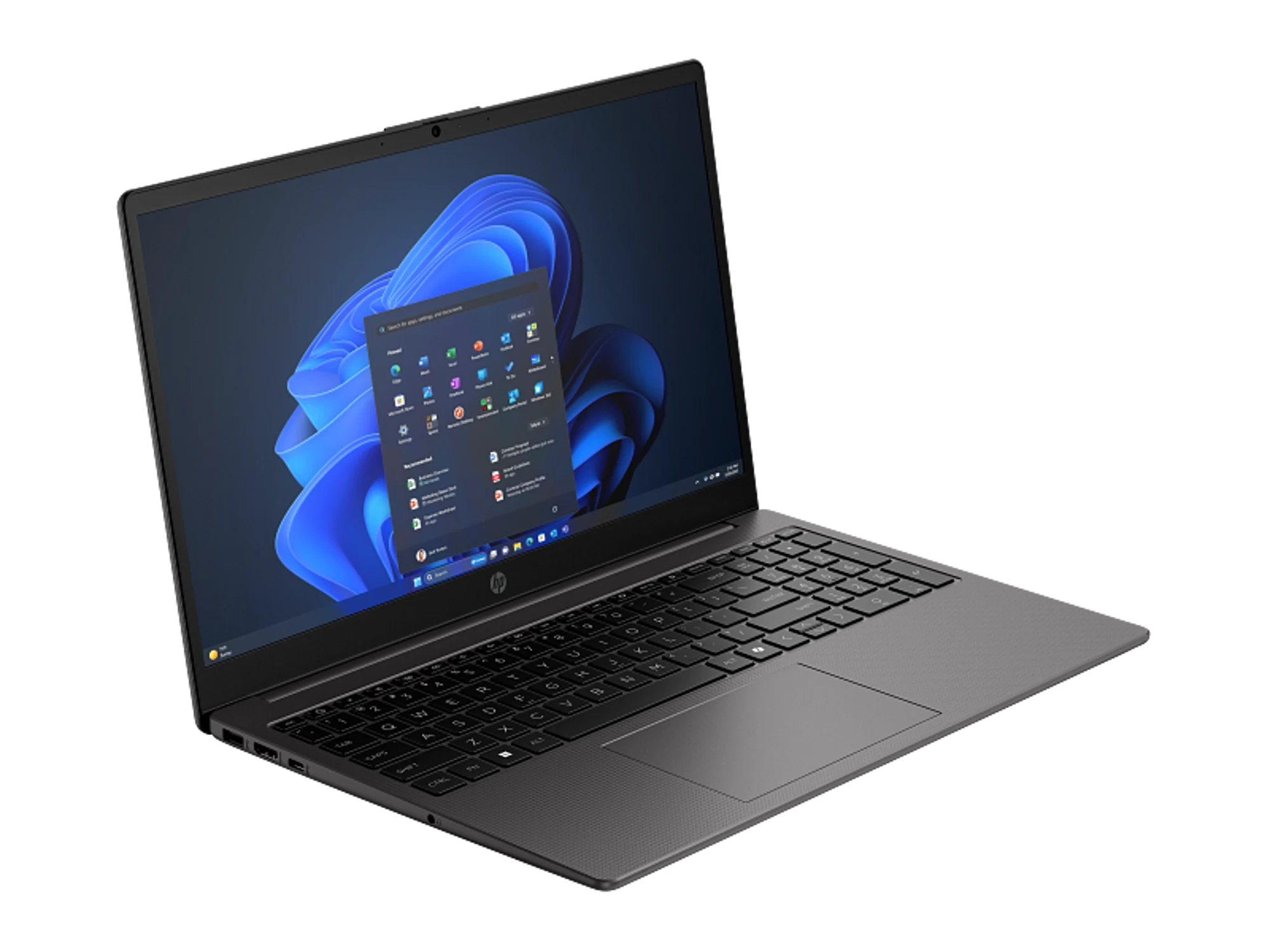 Laptop HP 255R G10, 15.6" Full HD, AMD Ryzen™ 5 7535U pana la 4.55 GHz, 16 GB RAM DDR5 4800, 512 GB SSD, AMD Radeon Graphics, Free Dos, Dark Ash Silver [2]