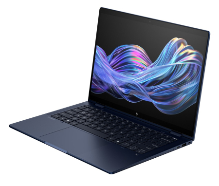 Laptop HP EliteBook X Flip G1i Hybrid (2-in-1), 14" 2.5K Touchscreen, Intel® Core™ Ultra 7 258V pana la 4.8 GHz, 32 GB RAM LPDDR5x 8533, 1 TB SSD, Intel® Arc Graphics, Windows 11 Pro, Blue [3]