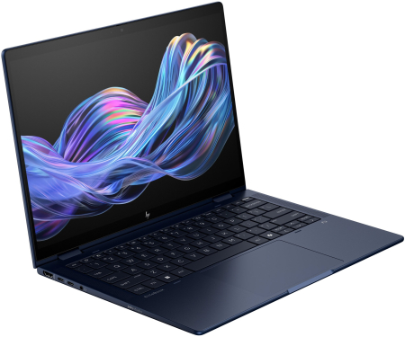 Laptop HP EliteBook X G1i Flip, 14" 2.5K Touchscreen, Intel® Core™ Ultra 7 258V pana la 4.8 GHz, 32 GB RAM LPDDR5x 8533, 512 GB SSD, Intel Arc Graphics, Windows 11 Pro, Blue [2]