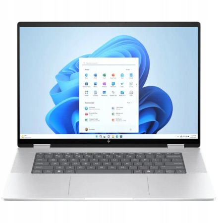 Alte produse - Laptop HP ENVY x360 16 Hybrid (2-in-1), 16" WUXGA Touchscreen, Intel® Core™ Ultra 5 125U pana la 4.3 GHz, 16 GB RAM LPDDR5 6400, 512 GB SSD, Intel Graphics, Windows 11 Home, Glacier Silver