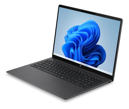 Laptop HP OmniBook 3, 16" 2K, AMD Ryzen™ 5 40 pana la 4.3 GHz, 16 GB RAM LPDDR5 5500, 256 GB SSD, AMD Radeon Graphics, Windows 11 Home, Black [2]