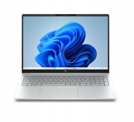 Laptopuri - Laptop HP OmniBook 3, 16" 2K, AMD Ryzen™ AI 5 430 pana la 4.5 GHz, 16 GB RAM DDR5 5600, 512 GB SSD, AMD Radeon, Windows 11 Home, Glacier Silver
