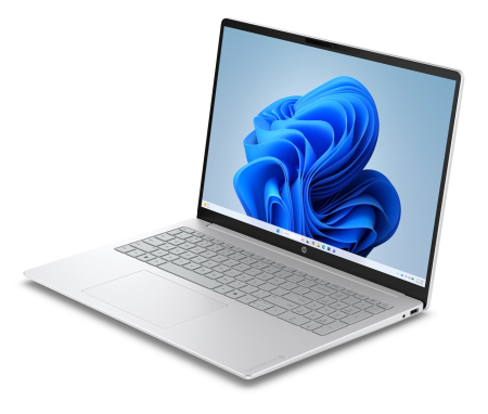 Laptop HP OmniBook 3, 16" 2K, AMD Ryzen™ AI 5 430 pana la 4.5 GHz, 16 GB RAM DDR5 5600, 512 GB SSD, AMD Radeon, Windows 11 Home, Glacier Silver [2]