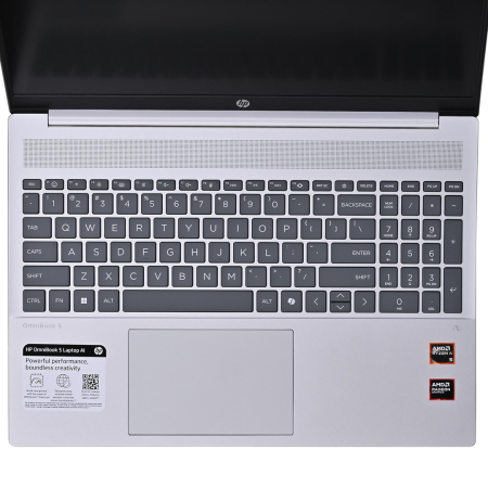 Laptop HP OmniBook 5 16, 16" WUXGA, AMD Ryzen™ AI 5 340 pana la 4.8 GHz, 16 GB RAM DDR5, 512 GB SSD, AMD Radeon, Windows 11 Home, Silver [3]