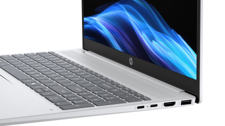 Laptop HP OmniBook 5, 16" 2K, AMD Ryzen™ AI 7 350 pana la 5 GHz, 24 GB RAM LPDDR5x 7500, 512 GB SSD, AMD Radeon Graphics, Windows 11 Home, Glacier Silver [1]