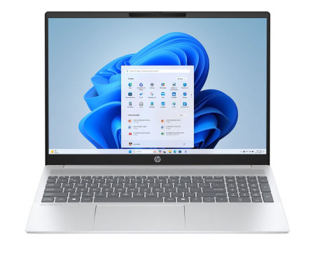 Laptopuri - Laptop HP OmniBook 5, 16" 2K, Intel® Core™ Ultra 7 255U pana la 5.3 GHz, 24 GB RAM LPDDR5x 7467, 512 GB SSD, Intel® Graphics, Windows 11 Home, Glacier Silver