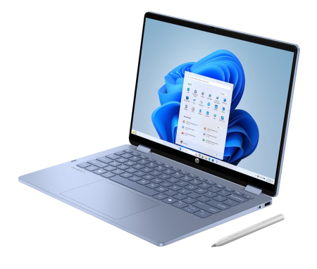 Laptop HP OmniBook 5 Flip, 14" 2K Touchscreen, Intel® Core™ 5 120U pana la 5 GHz, 16 GB RAM LPDDR5 5200, 512 GB SSD, Intel® Graphics, Windows 11 Home, Sky Blue [2]