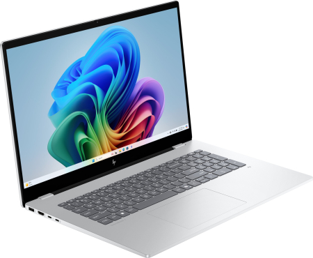 Laptop HP OmniBook 7, 17.3" Full HD Touchscreen, Intel® Core™ Ultra 5 226V pana la 4.5 GHz, 16 GB RAM LPDDR5x 8533, 1 TB SSD, Intel Arc Graphics, Windows 11 Home, Glacier Silver [1]