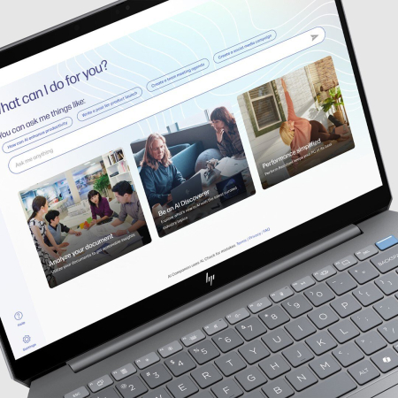 Laptop HP OmniBook Ultra 14, 14" 2.2K Touchscreen, AMD Ryzen™ AI 9 365 pana la 5 GHz, 16 GB RAM LPDDR5x 7500, 1 TB SSD, AMD Radeon Graphics, Windows 11 Home, Meteor Silver [4]