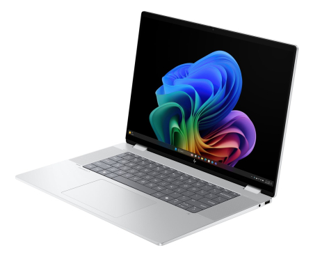 Laptop HP OmniBook X Flip, 16" 3K Touchscreen, Intel® Core™ Ultra 7 258V pana la 4.8 GHz, 32 GB RAM LPDDR5x 8533, 1 TB SSD, Intel Arc Graphics, Windows 11 Home, Glacier Silver [3]