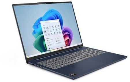 Laptop Lenovo 5, 16" WUXGA Touchscreen, AMD Ryzen™ AI 7 350 pana la 5 GHz, 16 GB RAM DDR5, 1 TB SSD, AMD Radeon, Windows 11 Home, Cosmic Blue [1]