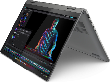 Laptop Lenovo IdeaPad 5 Hybrid (2-in-1), 14" WUXGA Touchscreen, Qualcomm Snapdragon X Plus X1P-42-100 pana la 3.4 GHz, 16 GB RAM LPDDR5x 8448, 512 GB SSD, Qualcomm Adreno, Windows 11 Pro, Luna Grey [5]