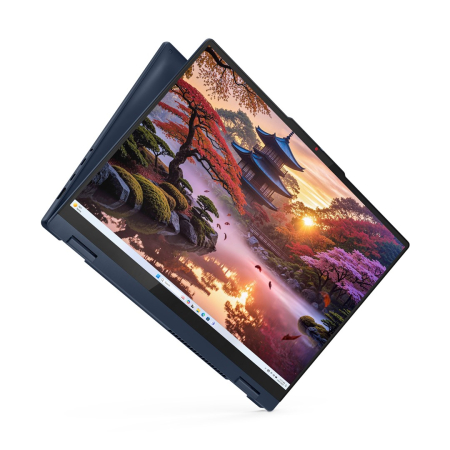Laptop Lenovo IdeaPad 5 Hybrid (2-in-1), 16" WUXGA Touchscreen, AMD Ryzen™ AI 7 350 pana la 5 GHz, 16 GB RAM LPDDR5x 7500, 1 TB SSD, AMD Radeon, Windows 11 Home, Cosmic Blue [5]