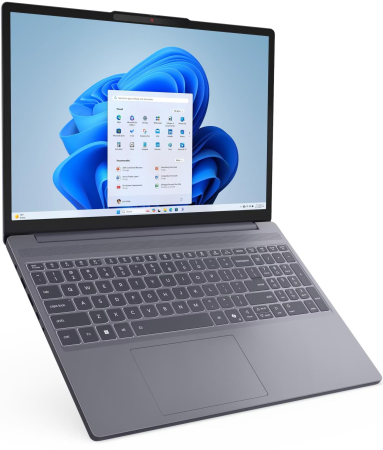 Laptop Lenovo IdeaPad Slim 3, 15.3" WUXGA, AMD Ryzen™ 5 150 pana la 4.55 GHz, 16 GB RAM DDR5, 512 GB SSD, AMD Radeon, Free Dos, Luna Grey [2]
