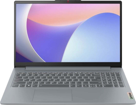 Laptopuri - Laptop Lenovo IdeaPad Slim 3, 15.6" Full HD, Intel® Core™ i5 12450H pana la 4.4 GHz, 8 GB RAM LPDDR5 4800, 512 GB SSD, Intel® UHD Graphics, Free Dos, Arctic Grey