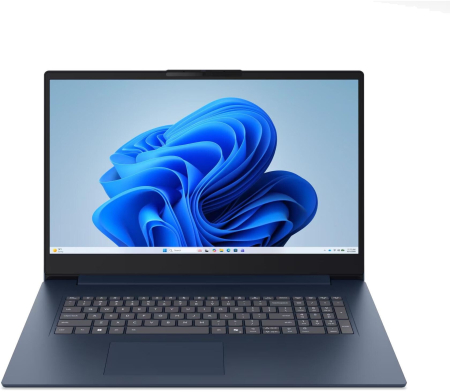 Laptopuri - Laptop Lenovo IdeaPad Slim 3, 17.3" Full HD, Intel® Core™ 5 320 pana la 4.6 GHz, 16 GB RAM DDR5 5600, 512 GB SSD, Intel® Graphics, Windows 11 Home, Cosmic Blue